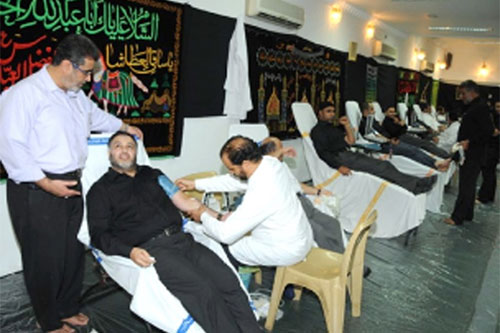 donar sangre parar honrar el martirio del Imam Hussein Realizada con éxito en Líbano campaña para donar sangre en Ashura
